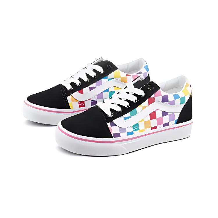 (PS) Vans Old Skool 'Rainbow Checkerboard' 圖 4