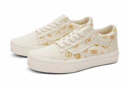 中童 Vans Old Skool 休閒 低幫 兒童板鞋 米黃 Order 中童 Vans Old Skool 休閒 低幫 兒童板鞋 米黃