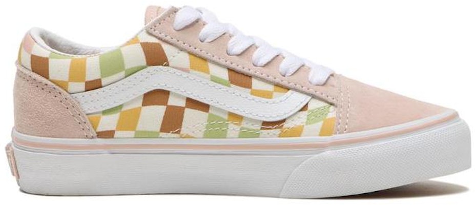 Buy Preschool Vans Old Skool Wavy Check Multi VN0A7Q5F6GL Novelship