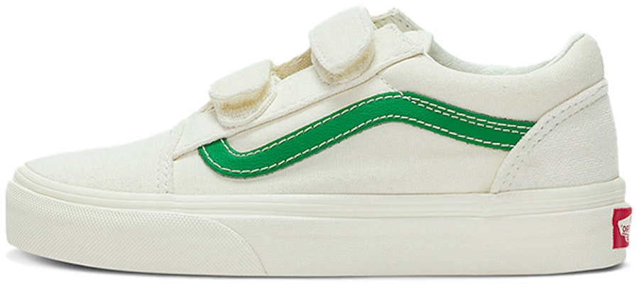 中童 Vans Old Skool 休閒 低筒 兒童板鞋 白綠色 Buy 中童 Vans Old Skool 休閒 低筒 兒童板鞋 白綠色