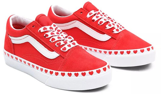 Sepatu Vans Old Skool K Putih/Merah VN0A4BUU30V Lookbook Sepatu Vans Old Skool K Putih/Merah VN0A4BUU30V