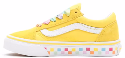 (Youth) Vans Rainbow Lace Old Skool 'Yellow' VN0A4BUU32X (Youth) Vans Rainbow Lace Old Skool 'Yellow' VN0A4BUU32X