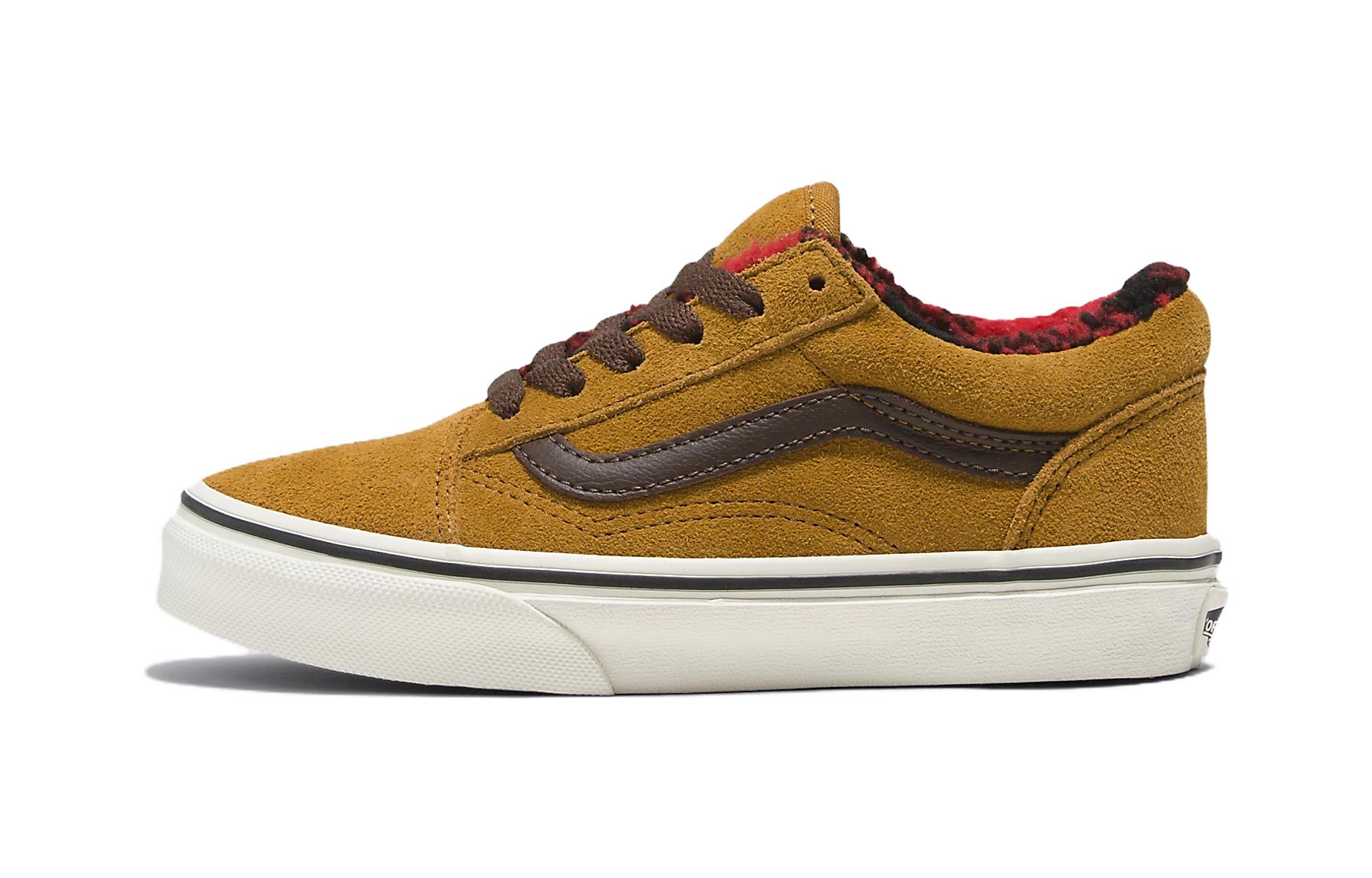 (Preschool) Vans Old Skool Cozy Hug 'Golden Brown' VN0A7Q5F1M7