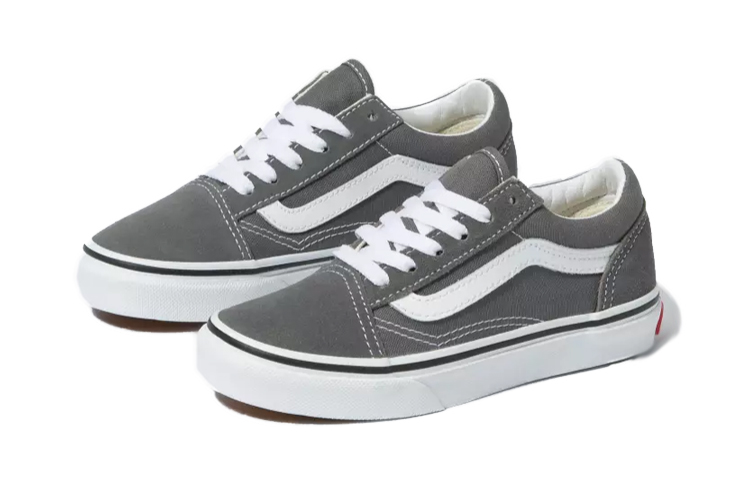 Shop ヴァンズ オールドスクール グレー/ホワイト VN0A4BUU195