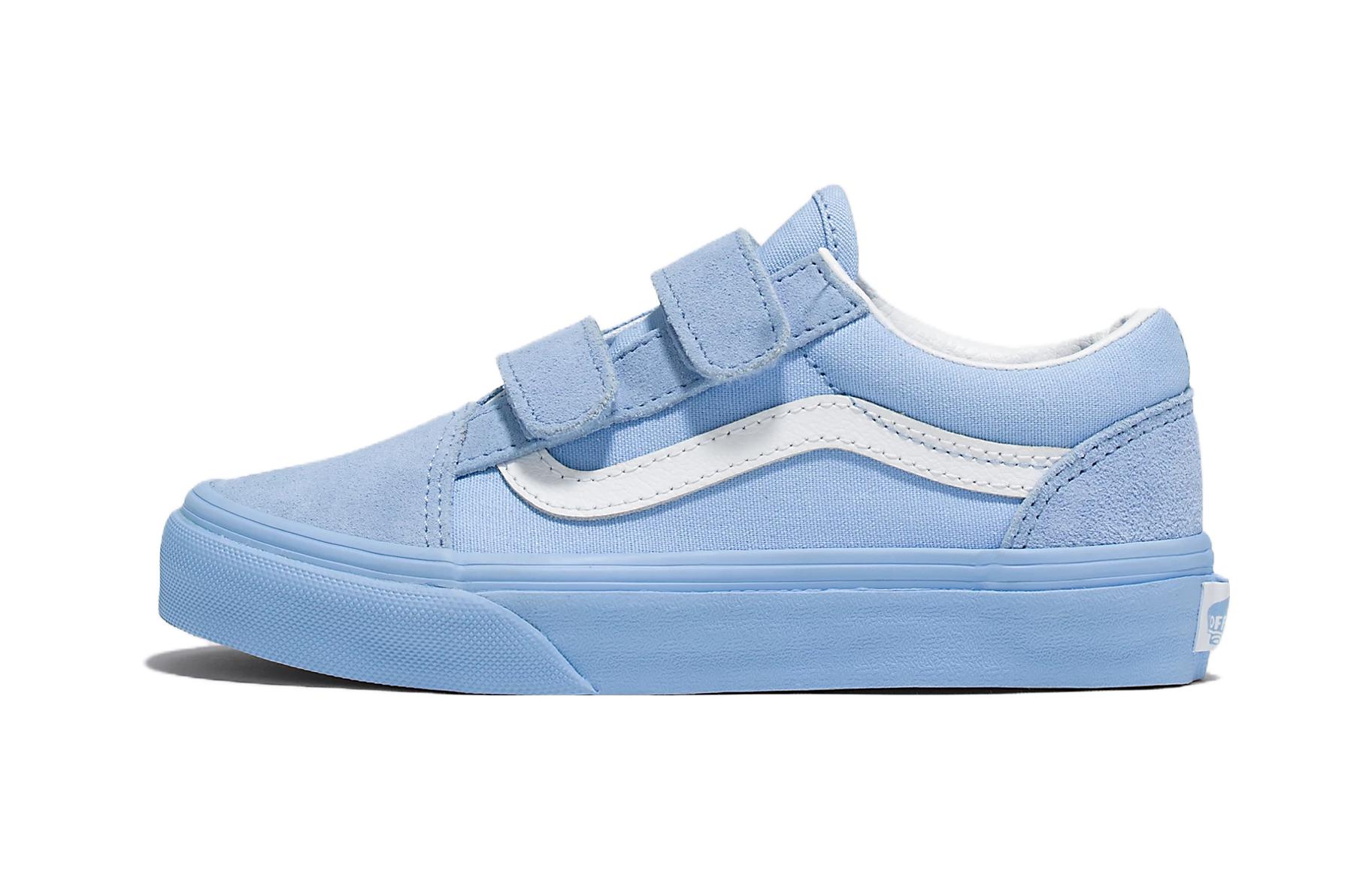 (Preschool) Vans Old Skool Hook and Loop Shoes 'Blue White' VN0A38HDBYK