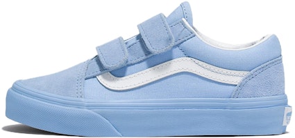 (Preschool) Vans Old Skool Hook and Loop Shoes 'Blue White' VN0A38HDBYK (Preschool) Vans Old Skool Hook and Loop Shoes 'Blue White' VN0A38HDBYK