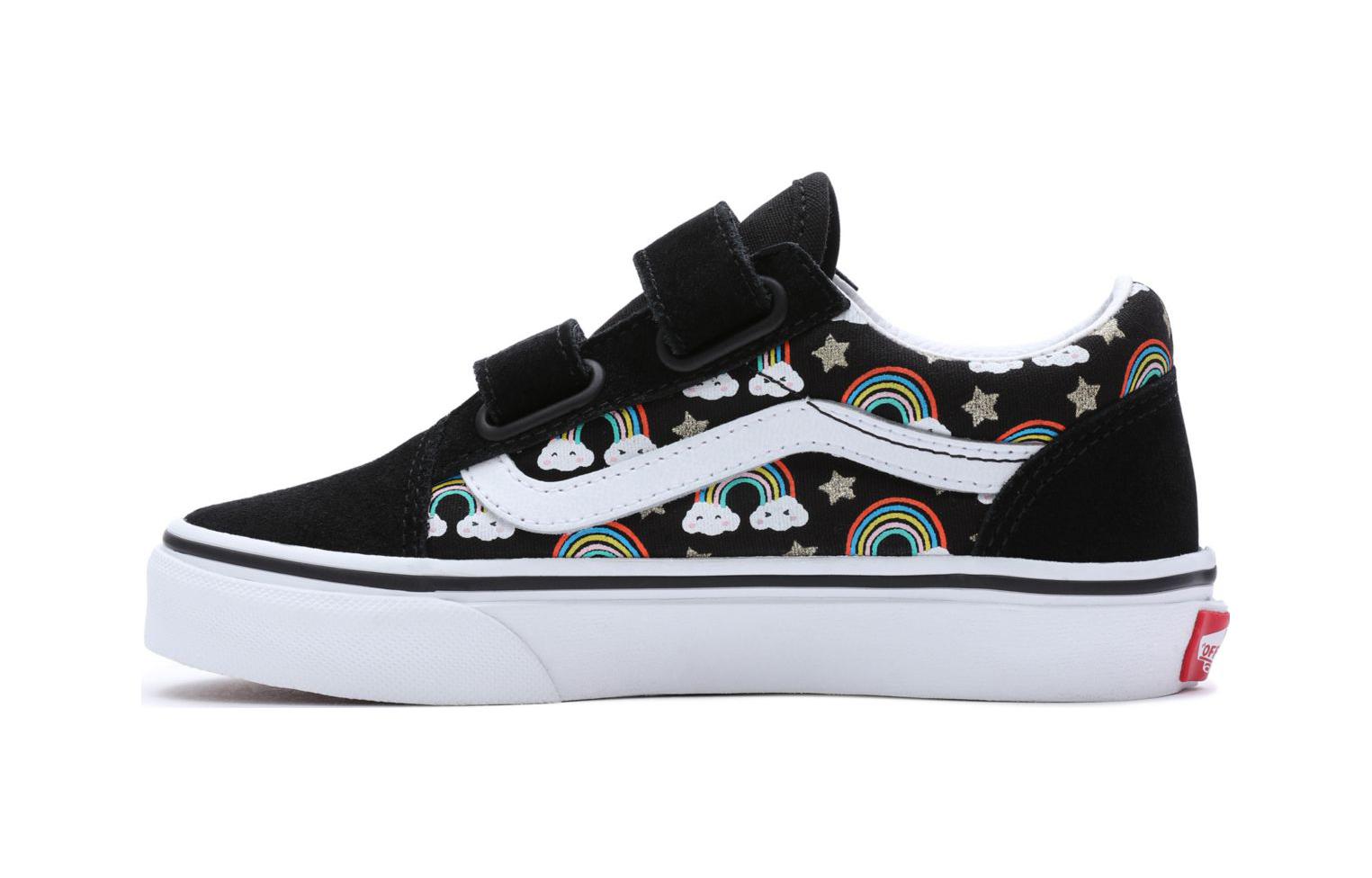 (Preschool) Vans Old Skool Hook and Loop Shoes 'Black White' VN0A38HDBOV