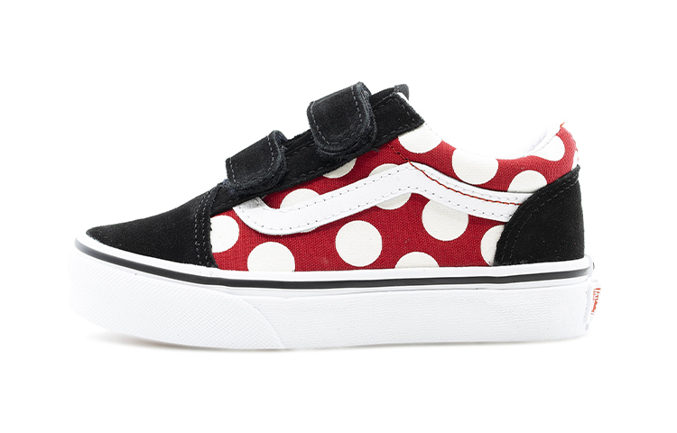 (Preschool) Vans Old Skool K 'Black Red' VN0A4BUV2JX