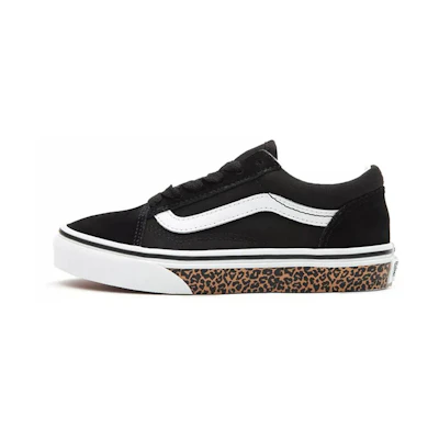 (PS) Vans Old Skool K Shoes Leopard 'Black'