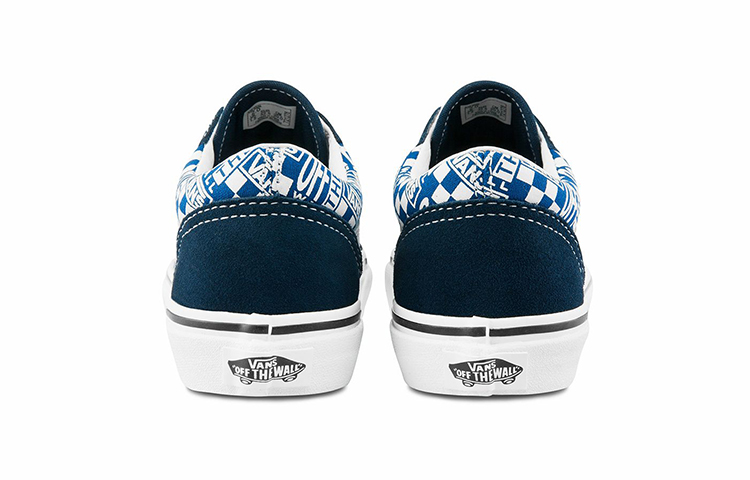 Shop (PS) 반스 올드스쿨 로고 블루화이트 (Vans Old Skool Logo Blue/White) VN0A4BUU3U1