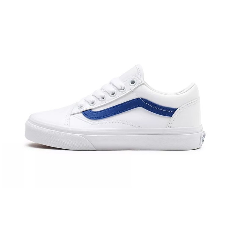 Buy (PS) ヴァンズ オールドスクール (白/青) VN000W9T9AG