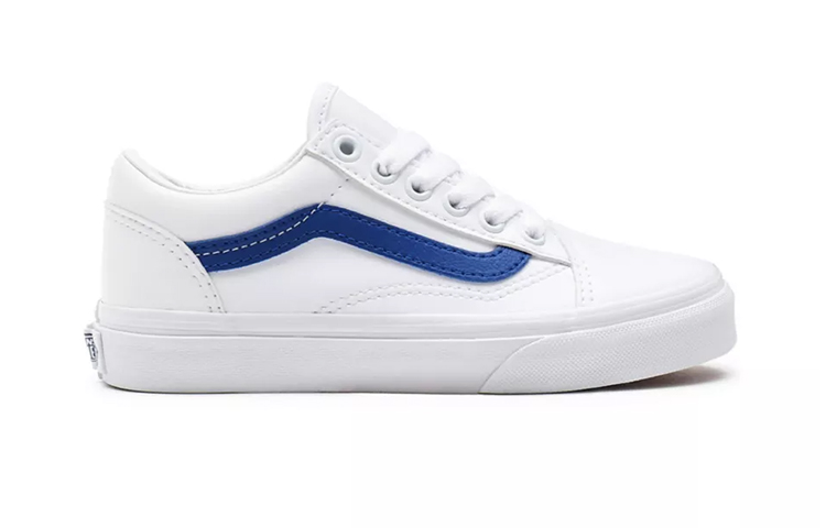 Order (PS) ヴァンズ オールドスクール (白/青) VN000W9T9AG