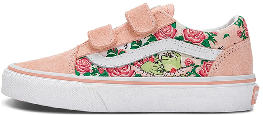 (Preschool) Vans Old Skool V 'Frog Frolic Tropical - Peach' VN0A38HDN4N Buy (Preschool) Vans Old Skool V 'Frog Frolic Tropical - Peach' VN0A38HDN4N