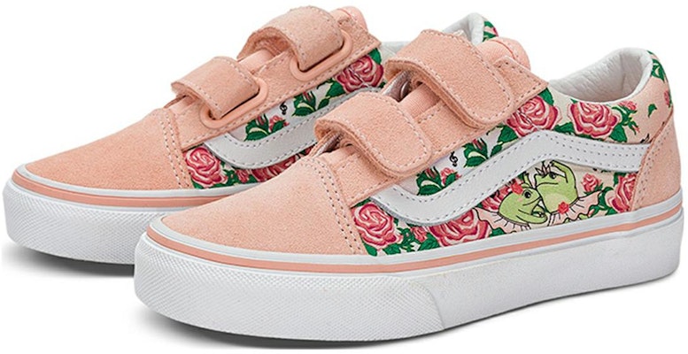 (Preschool) Vans Old Skool V 'Frog Frolic Tropical - Peach' VN0A38HDN4N Order (Preschool) Vans Old Skool V 'Frog Frolic Tropical - Peach' VN0A38HDN4N