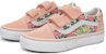 (PS) Vans Old Skool V 'Frog Frolic Tropical - Peach' Kasut Lelaki Perempuan VN0A38HDN4N