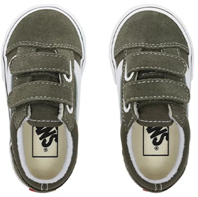 Vans Old Skool V Toddles/Infants Green VN0A38JN0FI Shop Vans Old Skool V Toddles/Infants Green VN0A38JN0FI