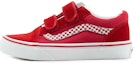 Buy Vans Old Skool V Sneakers Kanak-Kanak Merah/Putih VN0A4BUV0LD