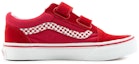 Order Vans Old Skool V Sneakers Kanak-Kanak Merah/Putih VN0A4BUV0LD