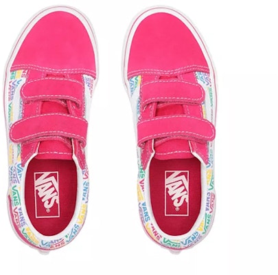Vans Old Skool V White/Red Whiterose Red VN0A4BUV0GW Shop Vans Old Skool V White/Red Whiterose Red VN0A4BUV0GW