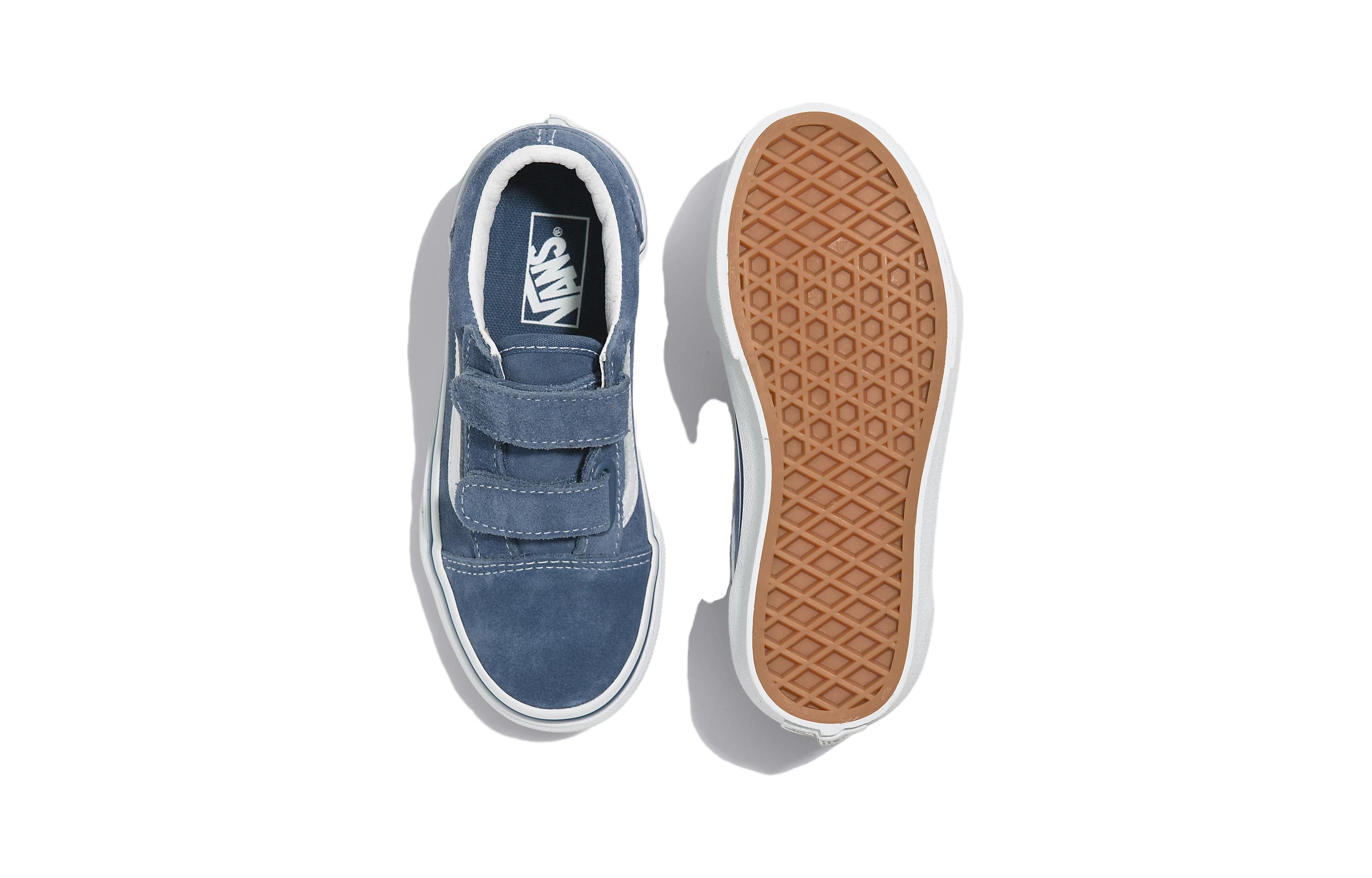 Purchase 中童 Vans Old Skool 舒適 耐磨透氣 低筒 兒童滑板鞋 藍色