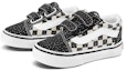 Order Vans Old Skool V Hitam/Putih Corak Papan Dam VN0A38JN2NA