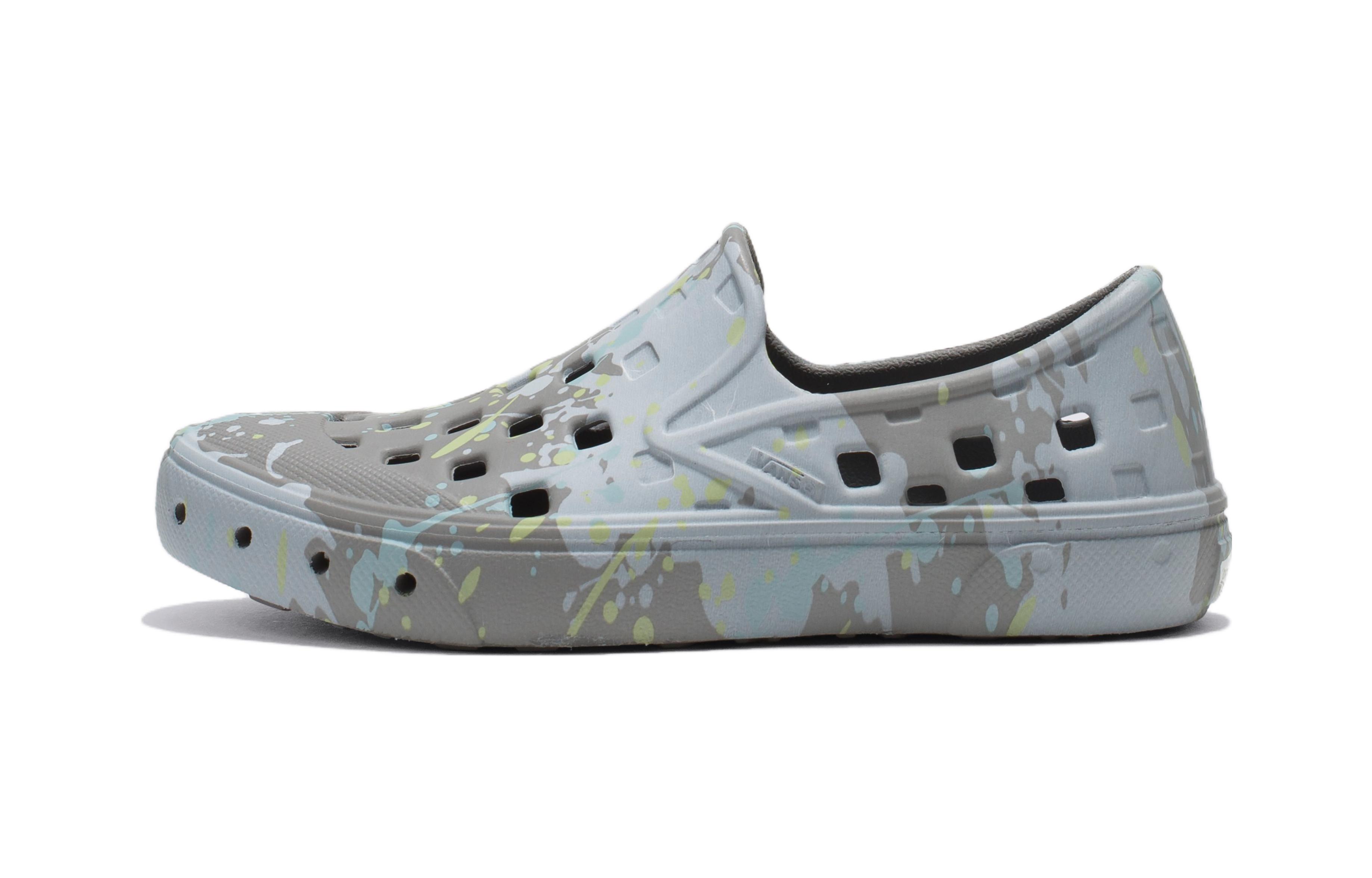 (Preschool) Vans Paint Splatter Slip-On TRK Shoes 'Grey Blue' VN0A4UVILLL