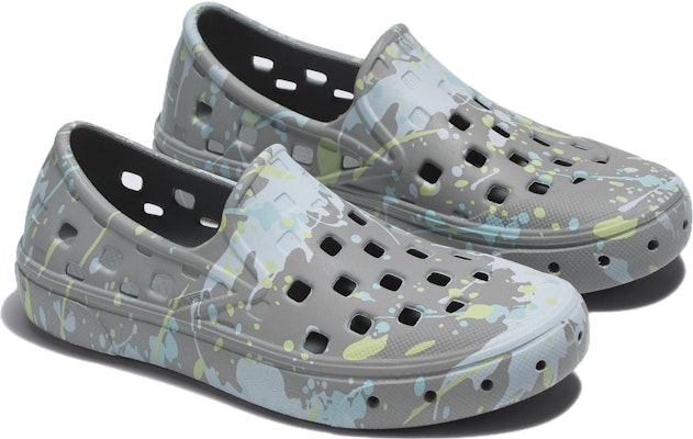 (Preschool) Vans Paint Splatter Slip-On TRK Shoes 'Grey Blue' VN0A4UVILLL Order (Preschool) Vans Paint Splatter Slip-On TRK Shoes 'Grey Blue' VN0A4UVILLL