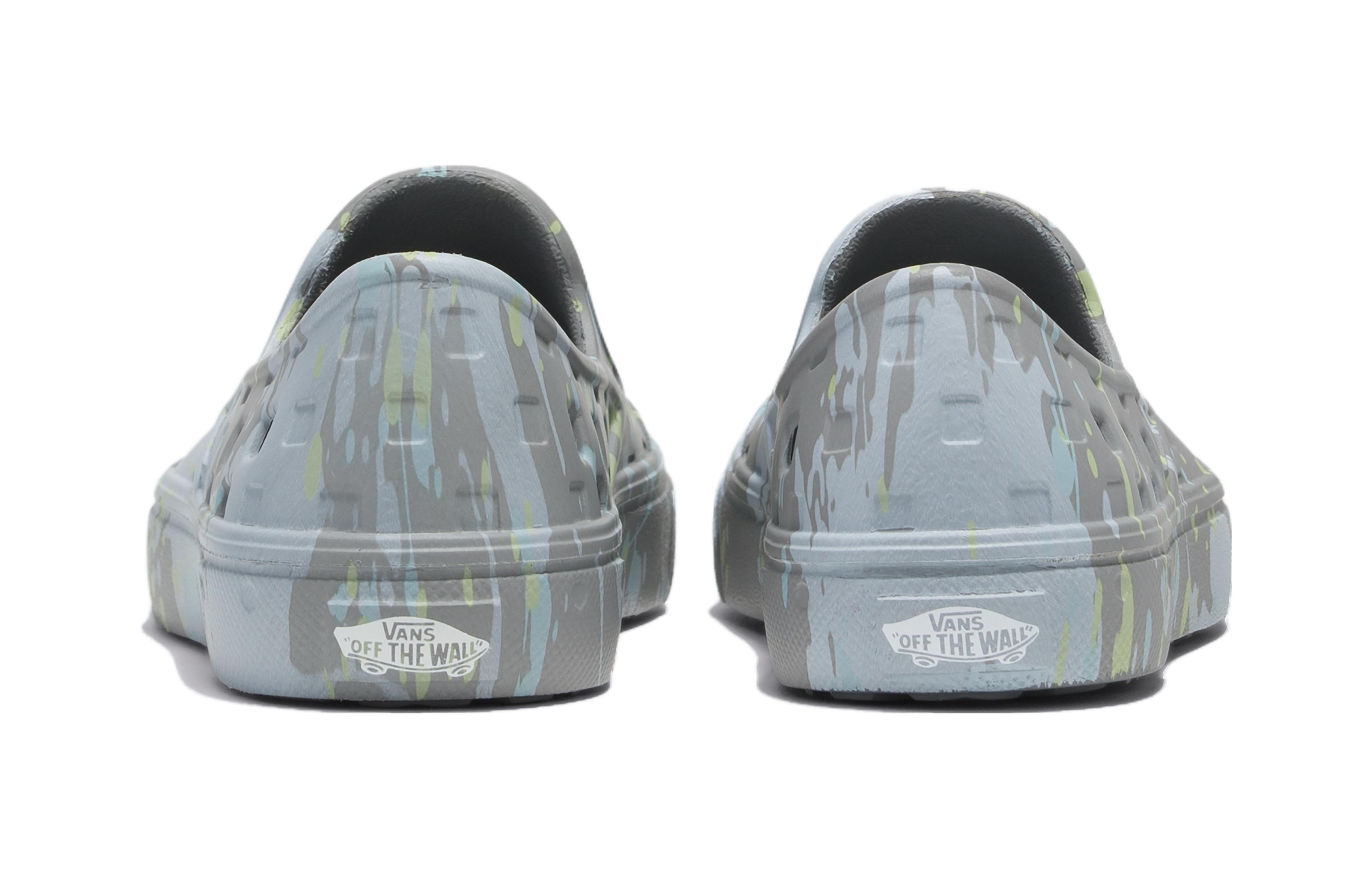 Lookbook (PS) Vans Zapatillas Slip-On TRK 'Gris Azul' con Salpicaduras de Pintura VN0A4UVILLL