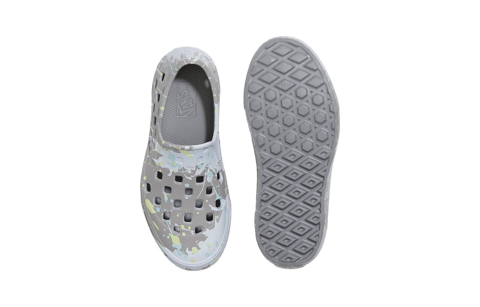 Shop (PS) Vans Zapatillas Slip-On TRK 'Gris Azul' con Salpicaduras de Pintura VN0A4UVILLL