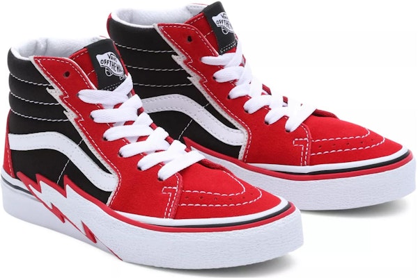 (PS) Vans Sk8-Hi '红色' VN000BVJREB Lookbook (PS) Vans Sk8-Hi '红色' VN000BVJREB