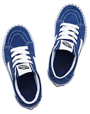 (Preschool) Vans Sk8-Low Checkerboard Foxing 'Blue White' VN0A7Q5L815 Shop (Preschool) Vans Sk8-Low Checkerboard Foxing 'Blue White' VN0A7Q5L815