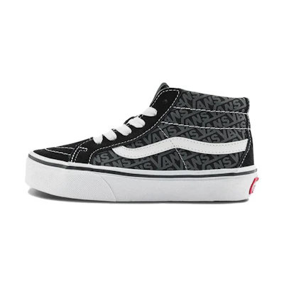 (PS) Vans SK8-Mid Reissie Skate Shoes 'Black Grey White'