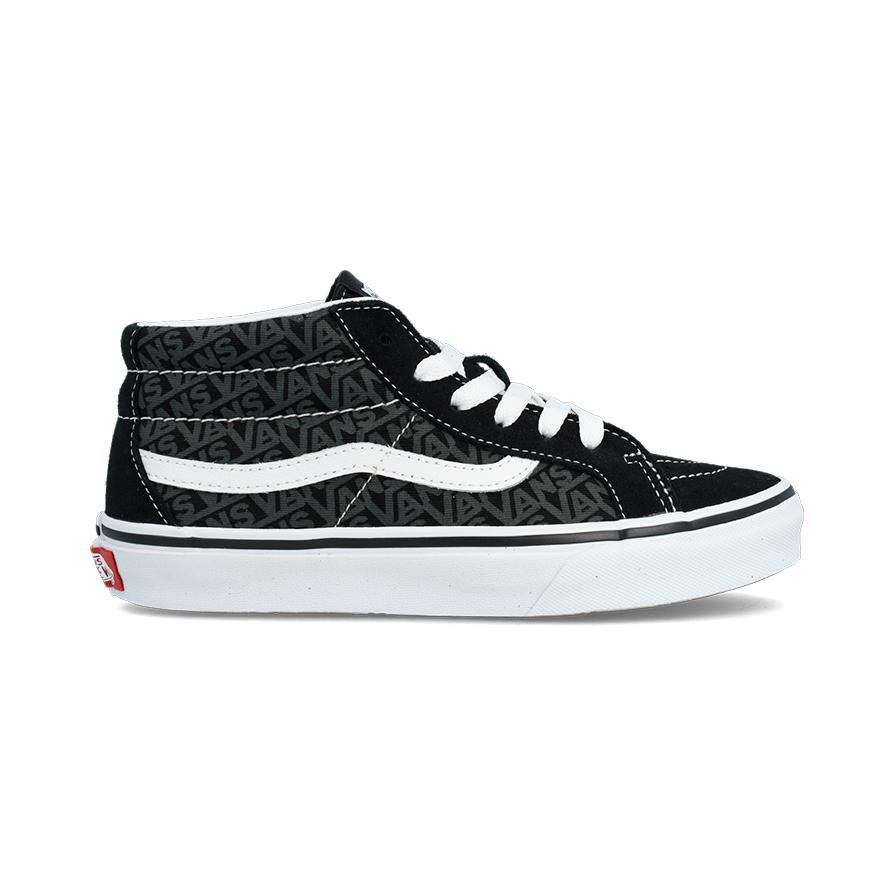 Order (PS) （幼児用）Vans SK8-Mid Reissie スケートシューズ 'ブラック グレー ホワイト' VN000BVP6BT
