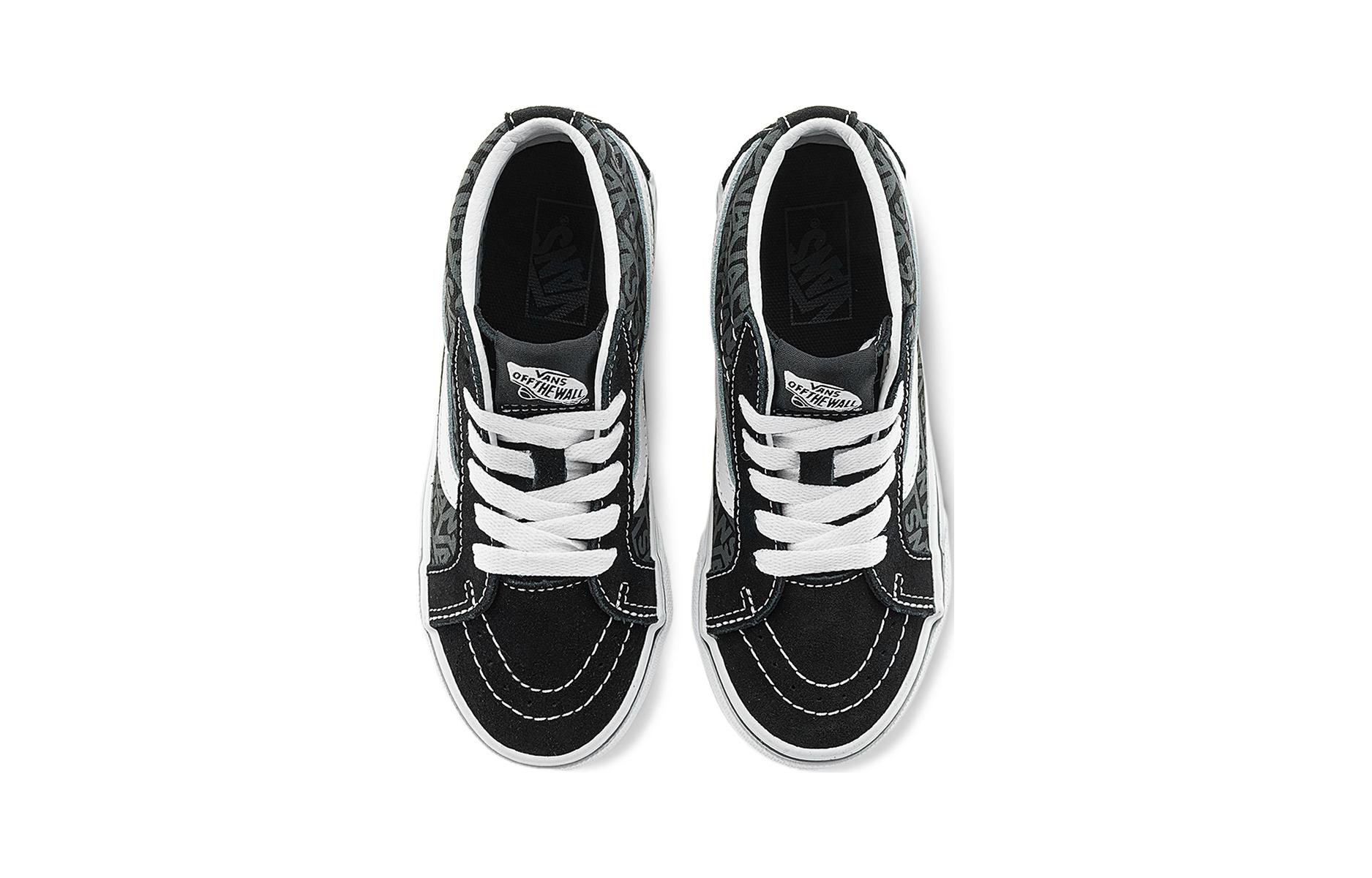 Shop (PS) （幼児用）Vans SK8-Mid Reissie スケートシューズ 'ブラック グレー ホワイト' VN000BVP6BT
