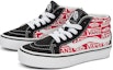 Order (PS) Kasut Vans Sk8-Mid Reissue Hook and Loop 'Merah Putih Hitam' VN000BVPBRR