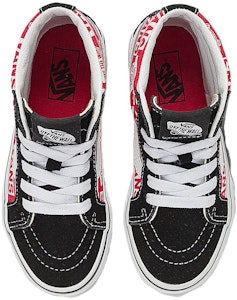 大童 Vans SK8-Mid Reissue 舒適簡約 防滑減震 中幫 兒童板鞋 黑紅 Shop 大童 Vans SK8-Mid Reissue 舒適簡約 防滑減震 中幫 兒童板鞋 黑紅