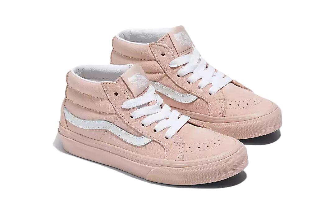 Lookbook (PS) Sepatu Vans Sk8-Mid Reissue 'Pastel Mono Rose Smoke' VN000BVPBQL