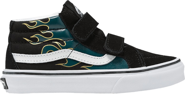 (Preschool) Vans Sk8-Mid Reissue V 'Metallic Flame Black' VN0A38HHBOS Buy (Preschool) Vans Sk8-Mid Reissue V 'Metallic Flame Black' VN0A38HHBOS