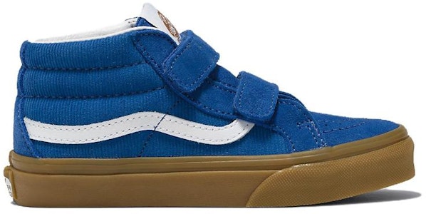 中童 Vans SK8 MID 舒適 耐磨透氣 低筒 兒童滑板鞋 藍色 Order 中童 Vans SK8 MID 舒適 耐磨透氣 低筒 兒童滑板鞋 藍色