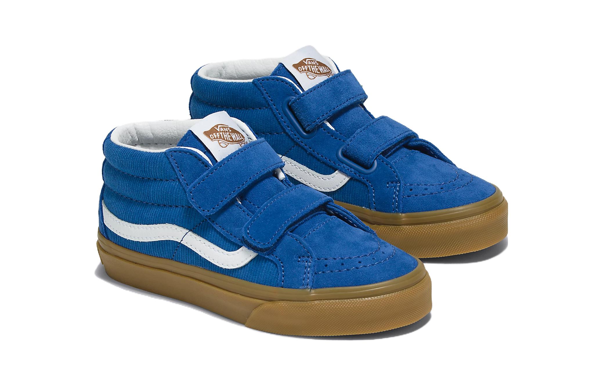 Lookbook (PS) Vans Sk8-Mid 翻版灯芯绒鞋 '流行蓝' VN0A38HHBLU
