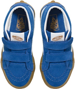 中童 Vans SK8 MID 舒適 耐磨透氣 低筒 兒童滑板鞋 藍色 Shop 中童 Vans SK8 MID 舒適 耐磨透氣 低筒 兒童滑板鞋 藍色