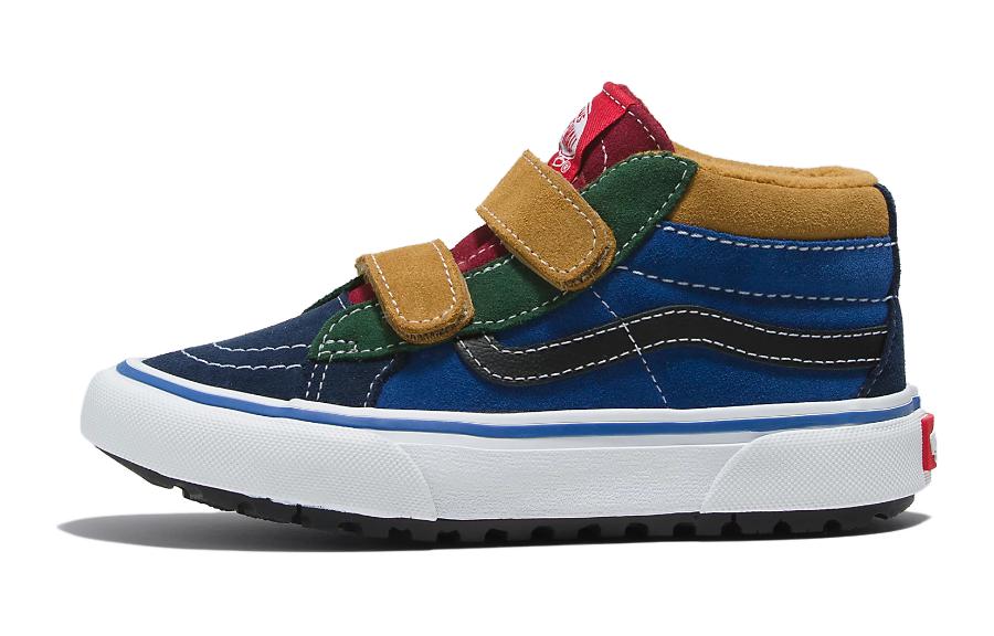 (Preschool) Vans Sk8-Mid Reissue V Shoes 'Blue Tan' VN0A5KRO6GL