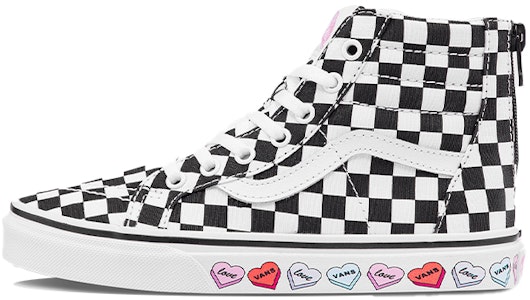 Vans SK8-Hi Damier Sepatu High-Top Hitam/Putih VN0A4BUXABY Buy Vans SK8-Hi Damier Sepatu High-Top Hitam/Putih VN0A4BUXABY