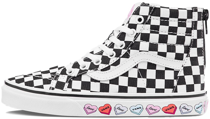 Vans SK8-Hi 棋盘格高帮运动鞋 黑白色 VN0A4BUXABY Buy Vans SK8-Hi 棋盘格高帮运动鞋 黑白色 VN0A4BUXABY