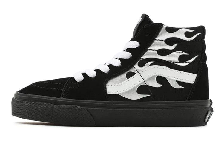 Buy Vans SK8-HI Metallic Flame K Hitam/Putih Sneakers VN0A4UI27US