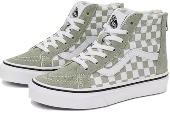 (Preschool) Vans Sk8-Hi Zip Shoes 'Olive' VN0A4BUXUDP Lookbook (Preschool) Vans Sk8-Hi Zip Shoes 'Olive' VN0A4BUXUDP