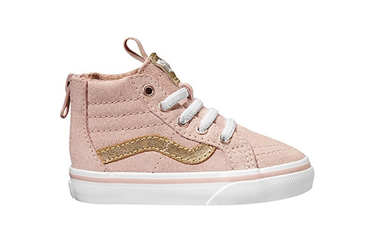 Order 嬰幼兒 Vans Sk8 Hi 休閒時尚滑板鞋 粉紅色