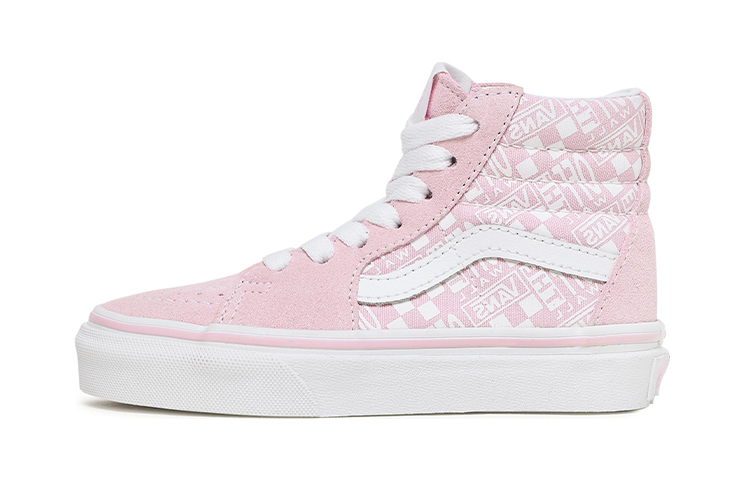Buy 반스 스케이트하이 핑크 패턴 스케이트 슈즈 VN0A4BUW230