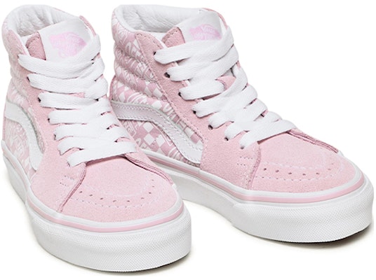 반스 스케이트하이 핑크 패턴 스케이트 슈즈 VN0A4BUW230 Lookbook 반스 스케이트하이 핑크 패턴 스케이트 슈즈 VN0A4BUW230