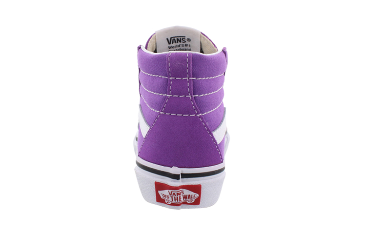 Lookbook 中童 Vans SK8 HI 休閒時尚 高筒 兒童滑板鞋 紫色